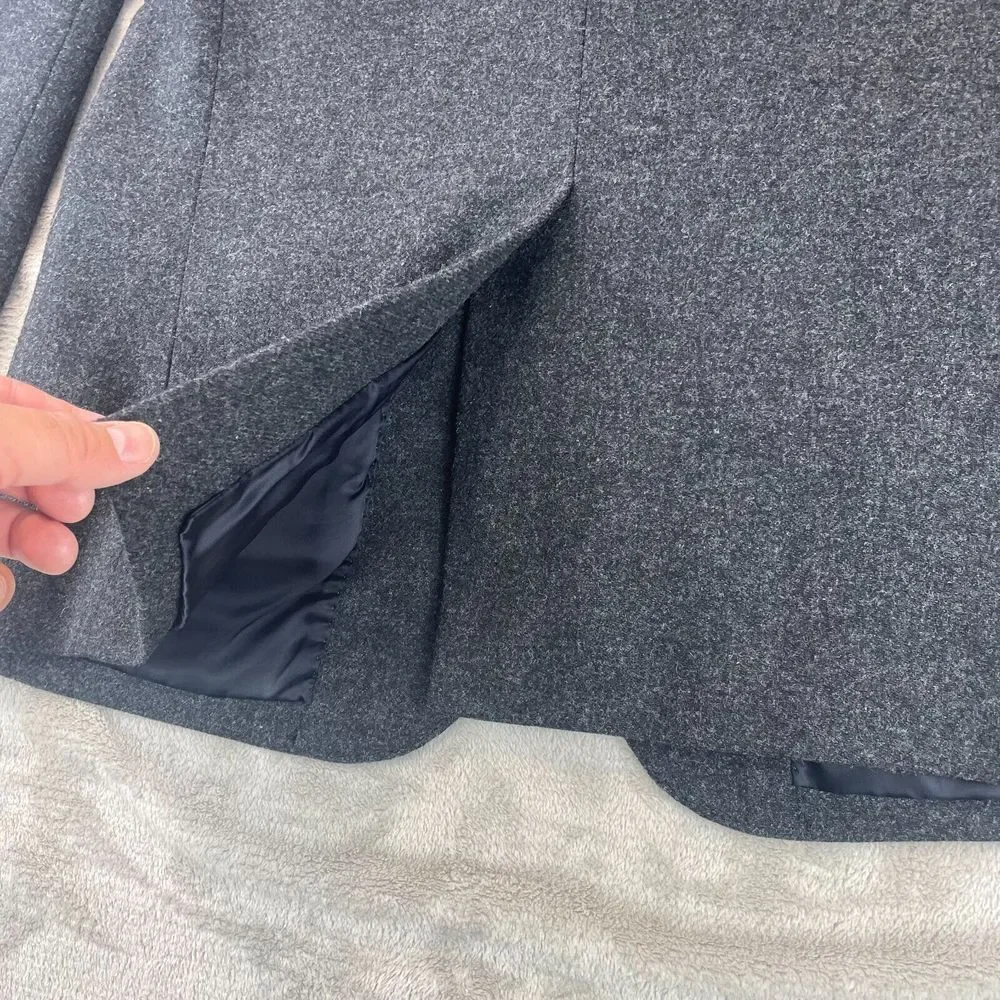 J. Crew Ludlow Sport Coat Jacket 42L‎ Gray 100% Wool Yorkshire Moon Tweed
